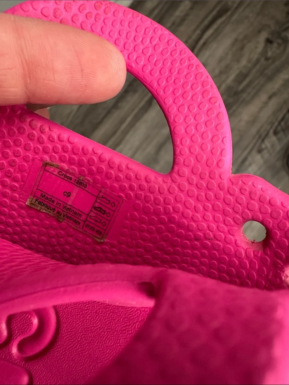 Crocs Kids Waterproof Pink Handle It Rain Boots Size 9C